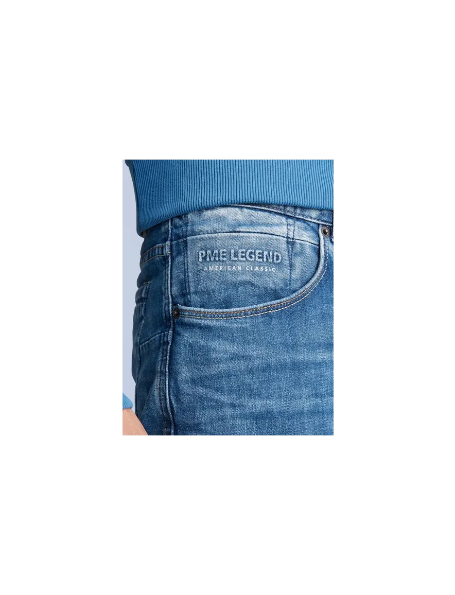 PME Legend spijkerbroek katoen Nightflight regular fit blauw