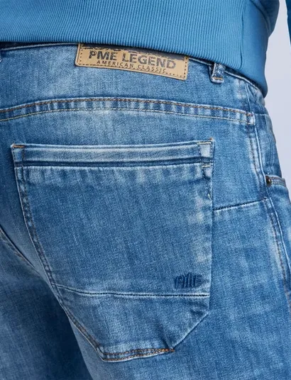 PME Legend spijkerbroek katoen Nightflight regular fit blauw