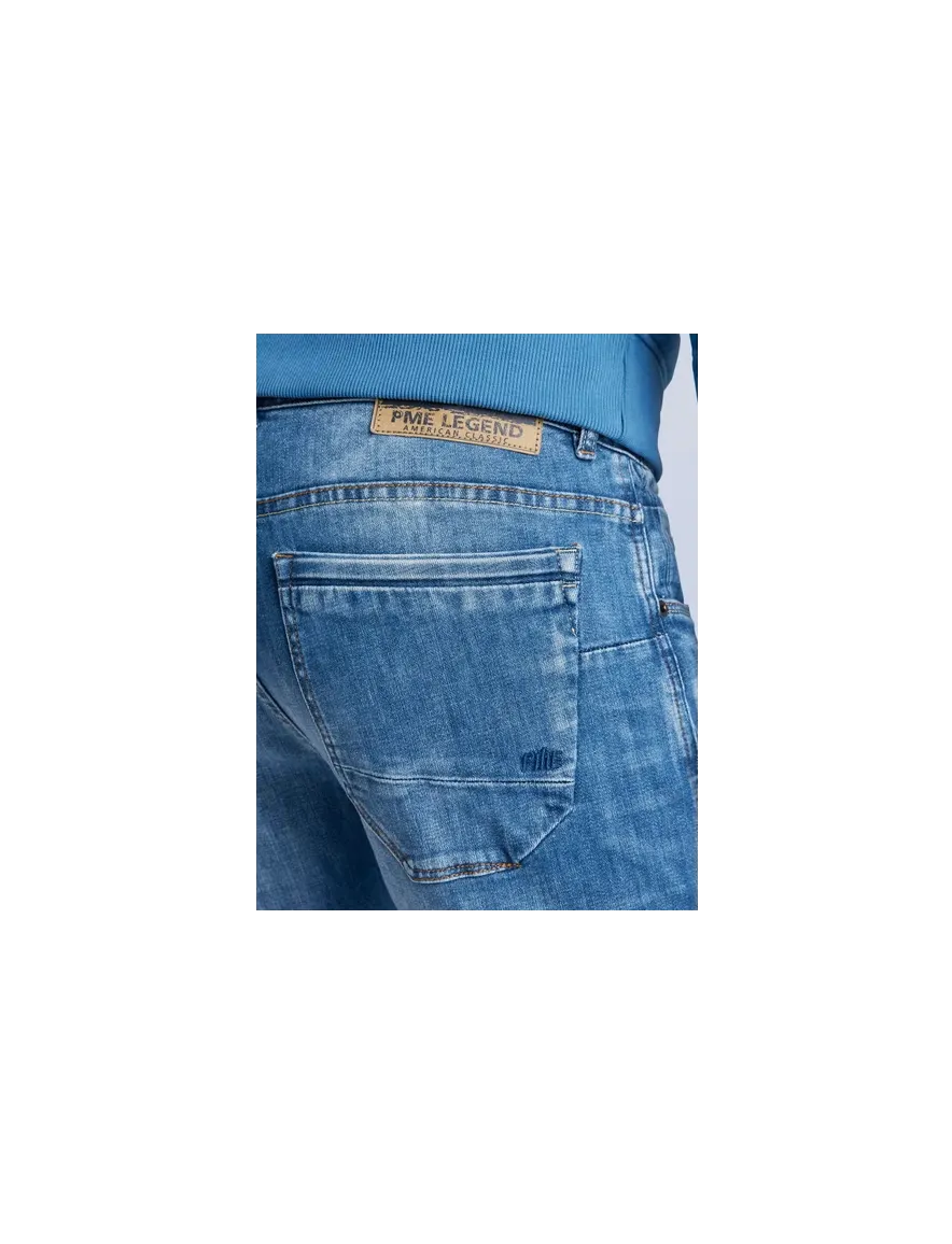 PME Legend spijkerbroek katoen Nightflight regular fit blauw