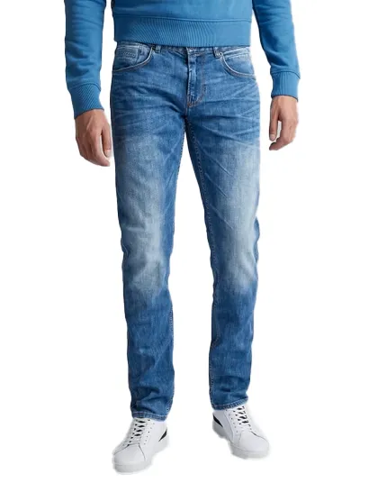 PME Legend spijkerbroek katoen Nightflight regular fit blauw