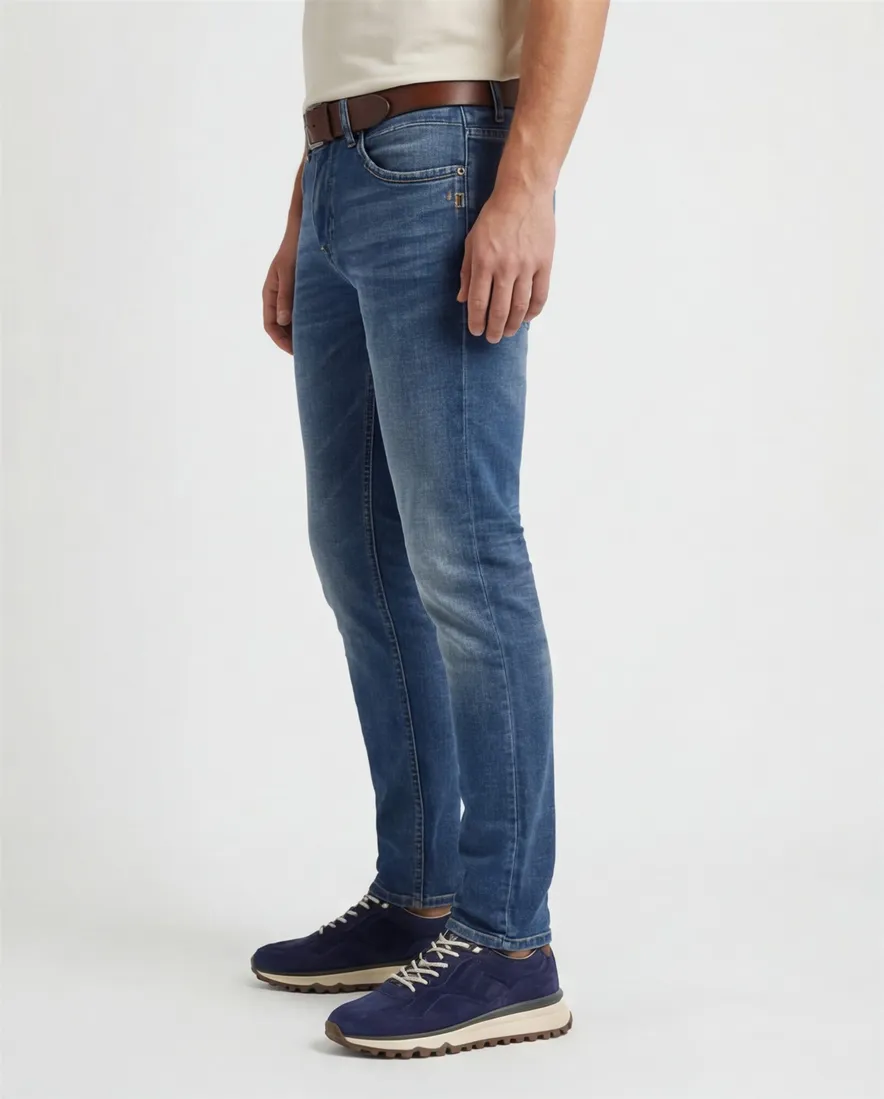 PME Legend jeans blauw katoen Tailwheel slim fit