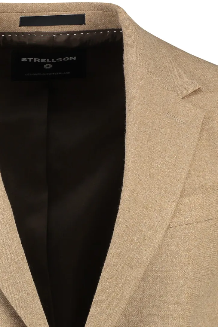 Strellson colbert steekzakken lichtbruin slim fit