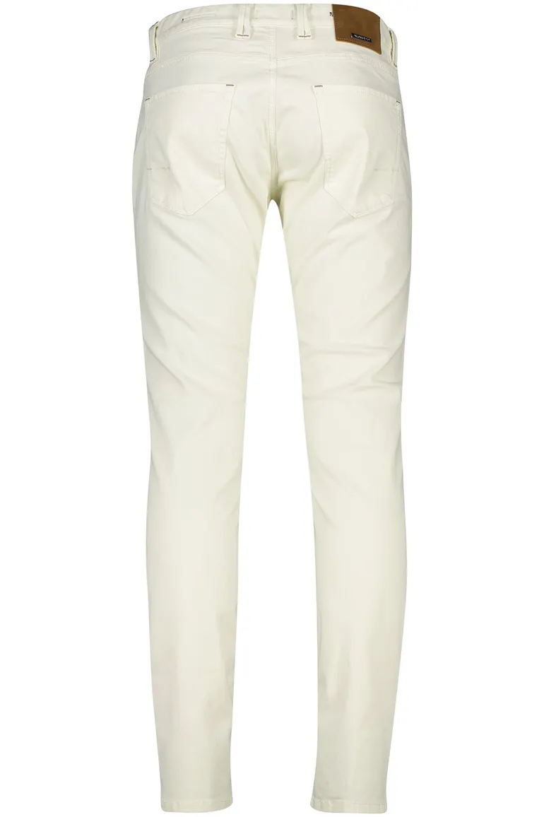 Alberto broek off white effen