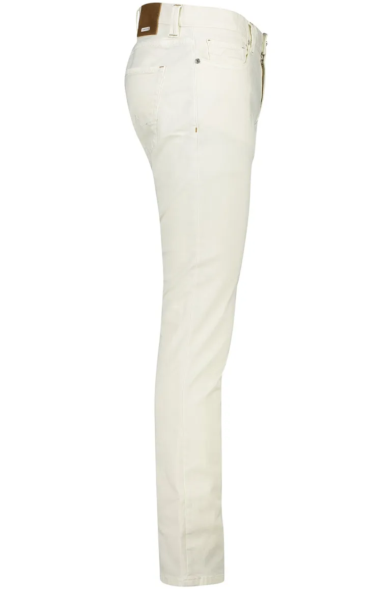 Alberto broek creme effen