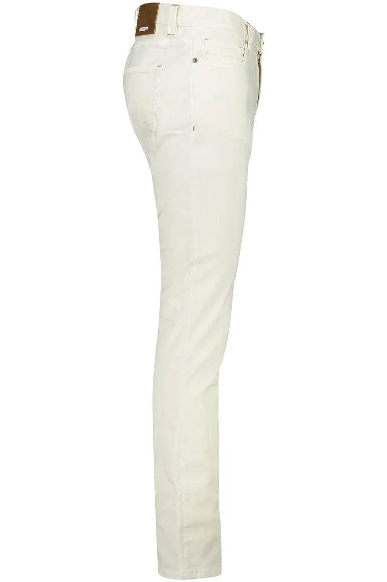 Alberto broek off white effen