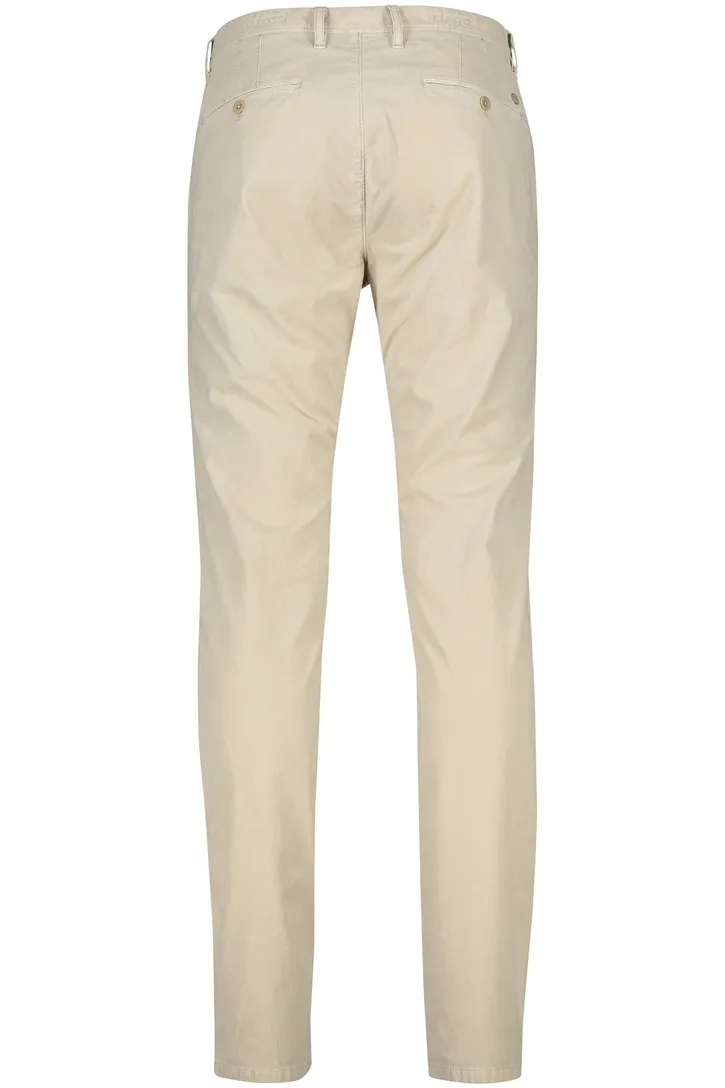 Alberto katoenen chino slim fit beige super stretch