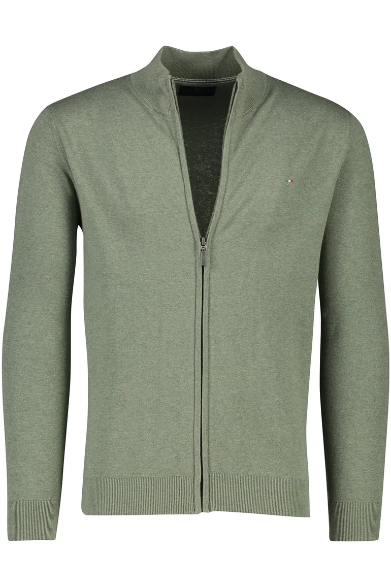 Portofino vest groen effen