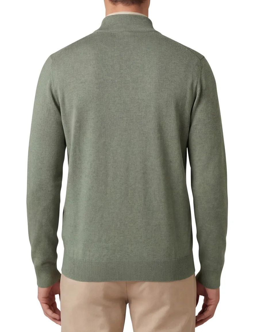 Portofino vest groen effen