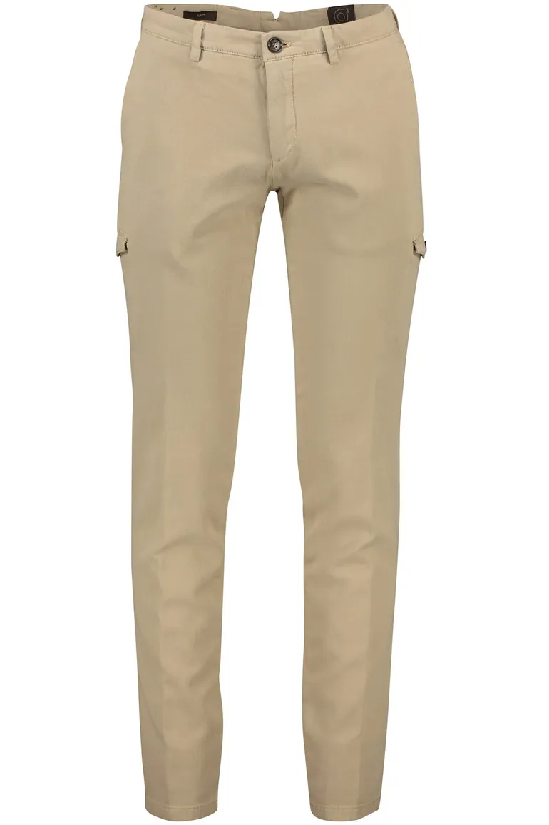 Gardeur chino beige slim fit katoen