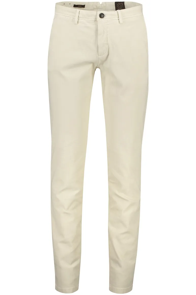 Gardeur katoenen broek ecru effen