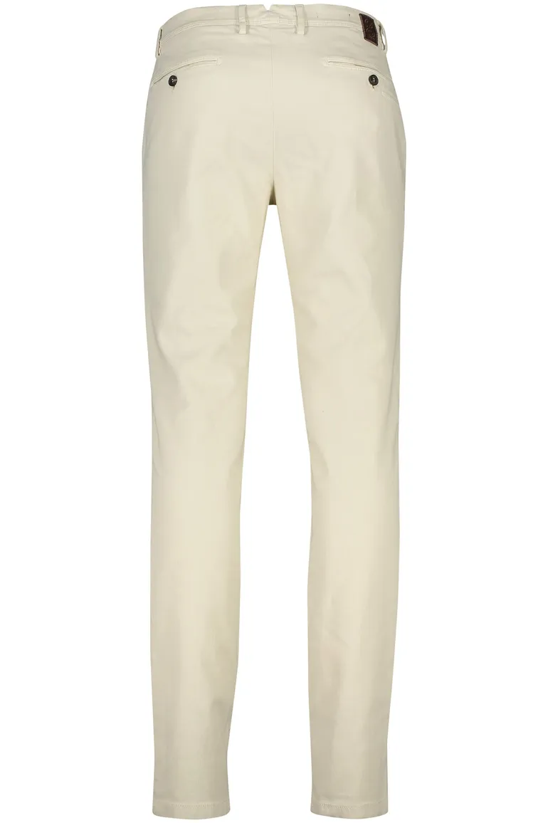 Gardeur katoenen broek ecru effen
