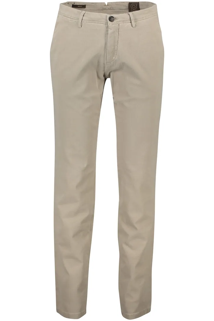 Gardeur katoenen chino beige slim fit