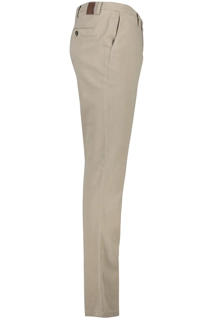 Gardeur katoenen chino beige slim fit