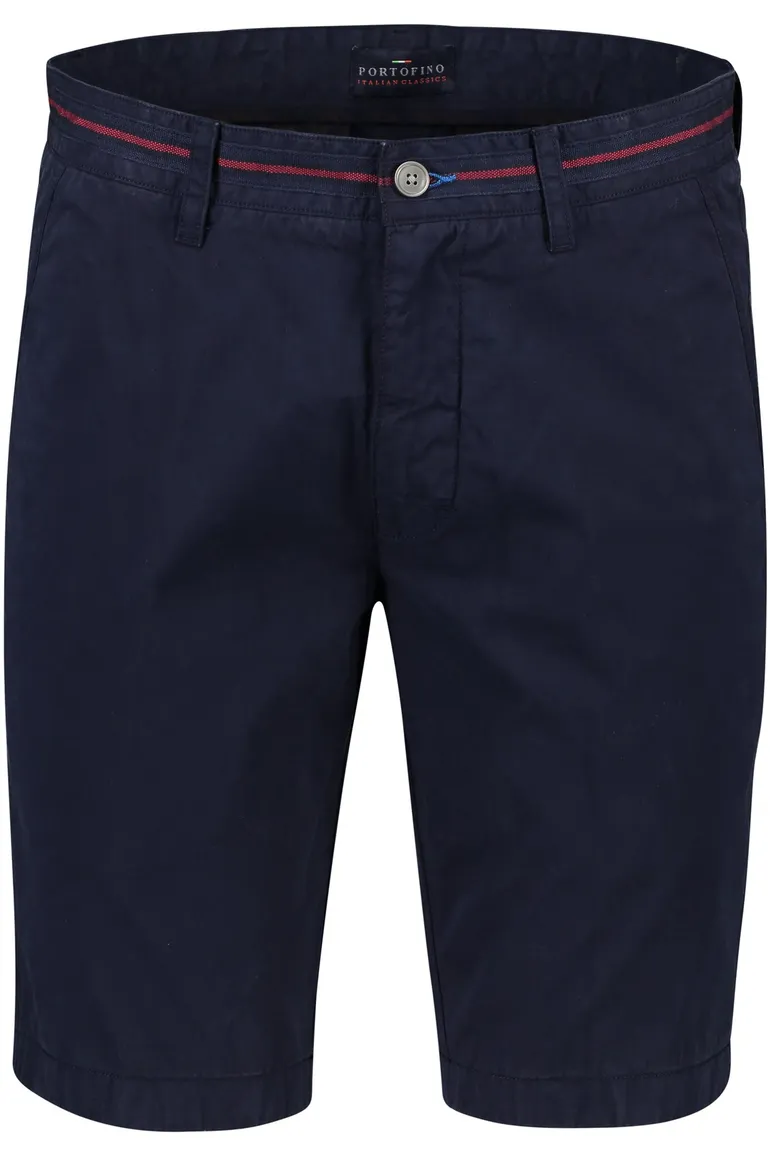 Portofino bermuda navy katoen Amalfi slim fit