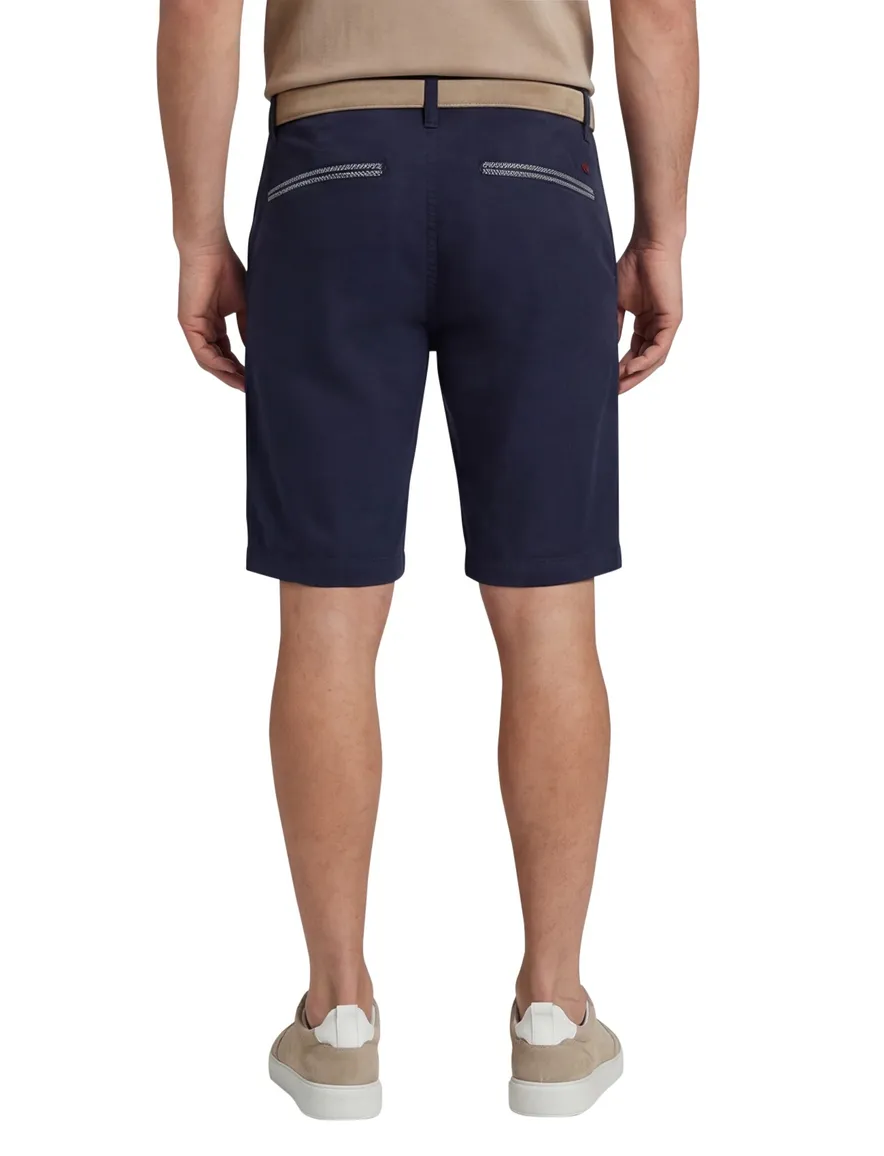 Portofino bermuda navy katoen Amalfi slim fit