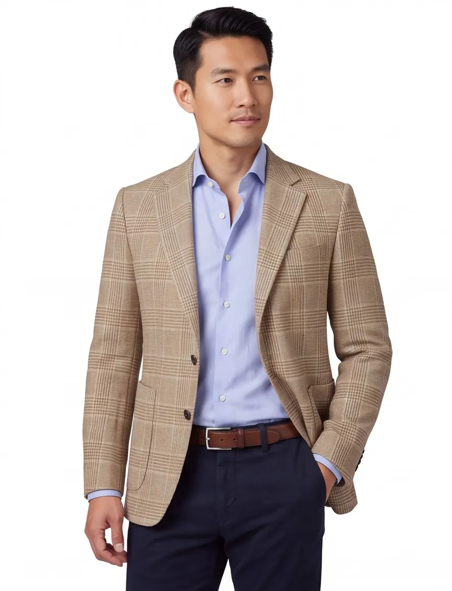 Carl Gross colbert beige sharp fit