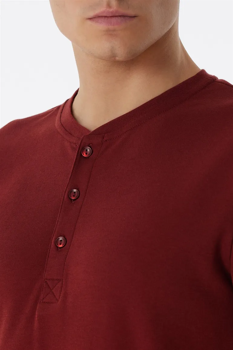Schiesser pyjama rood navy