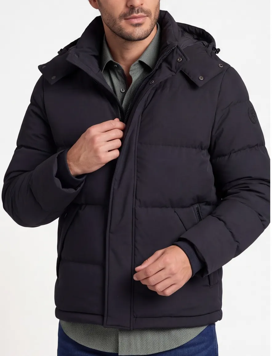 Reset winterjas donkerblauw heathrow