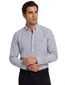 Gant casual overhemd regular fit katoen wit grijs gestreept