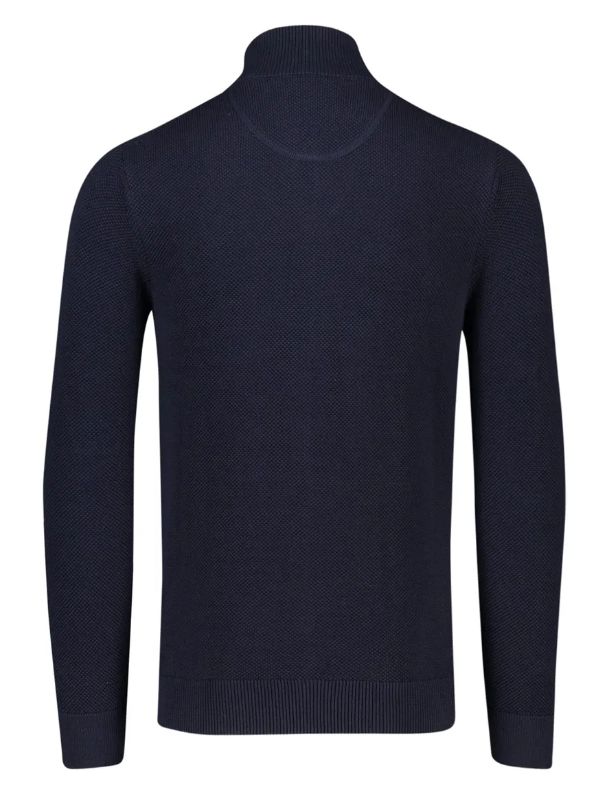 Gant vest donkerblauw katoen