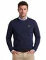 PME Legend trui ronde hals donkerblauw effen katoen