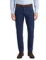 katoenen broek Eurex Jim blauw effen katoen, stretch