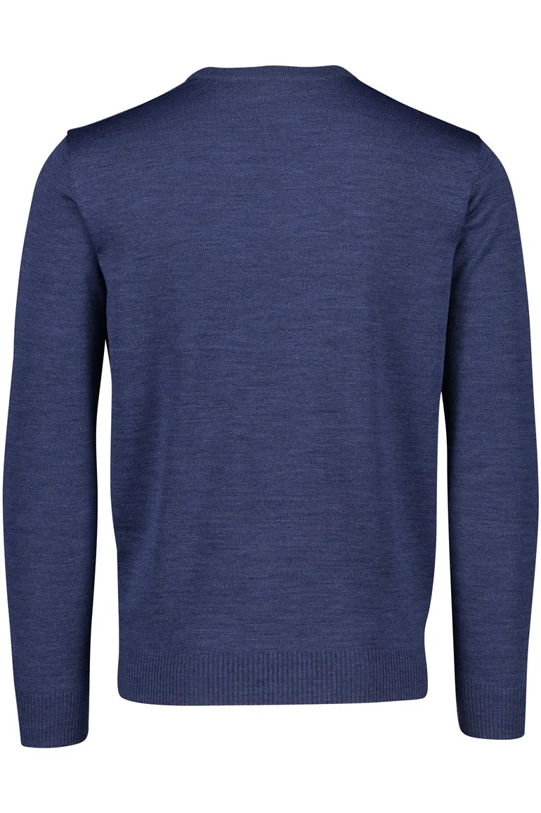 Maerz trui v-hals navy virginwol