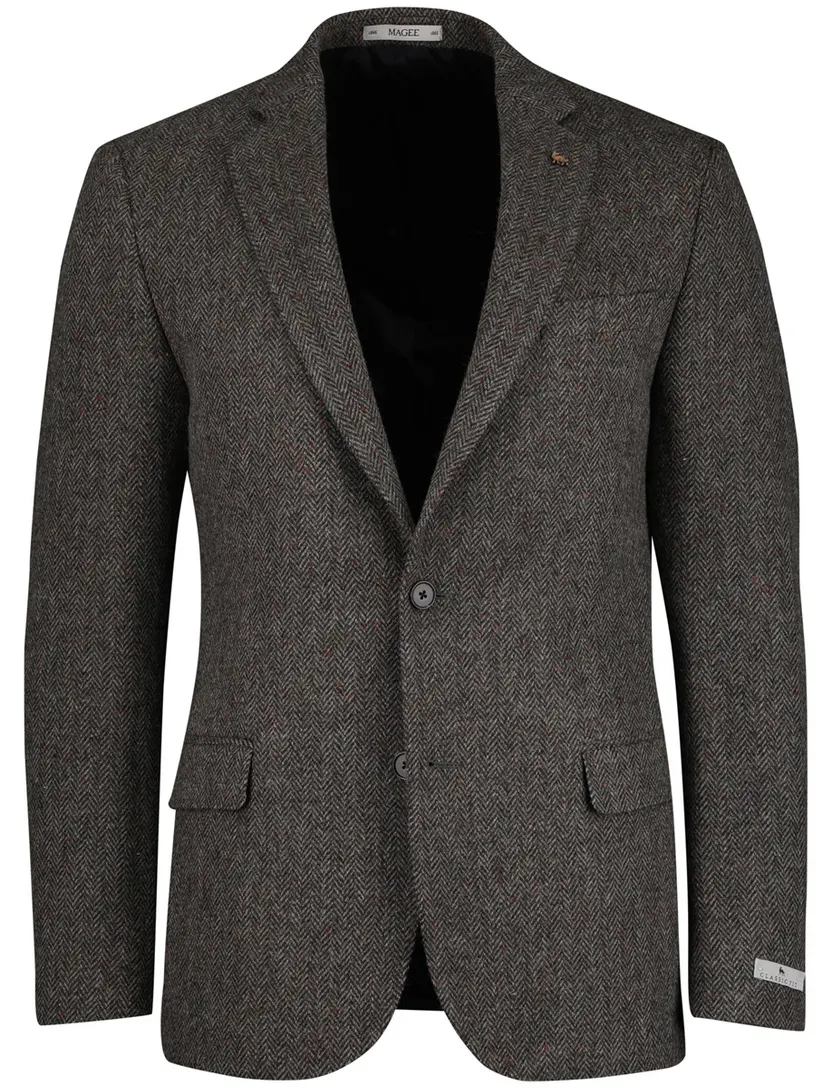 Magee colbert classic fit wol antraciet