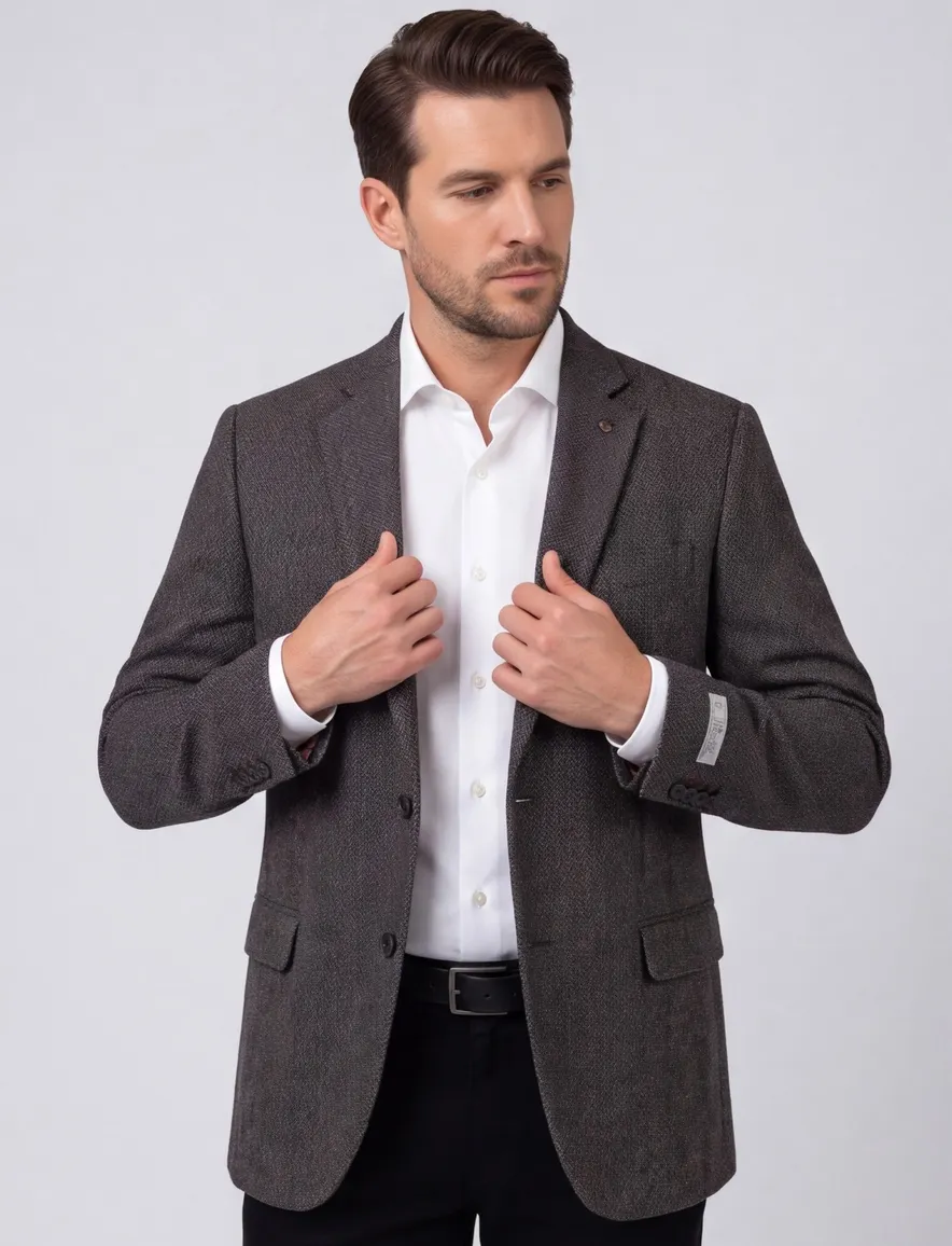 antraciet Magee colbert wol classic fit