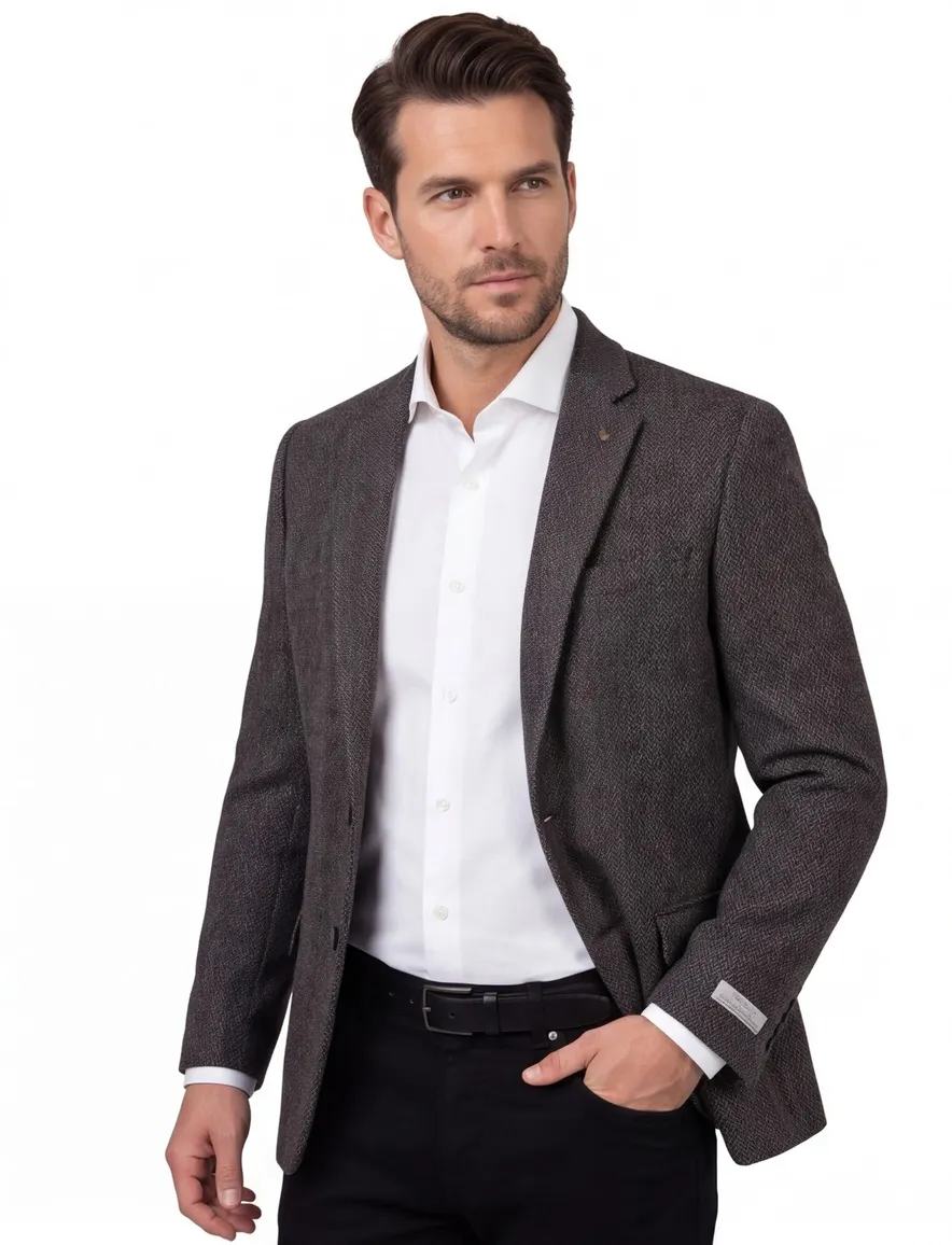 antraciet Magee colbert wol classic fit