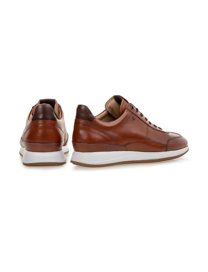 Floris van Bommel sneaker bruin leer