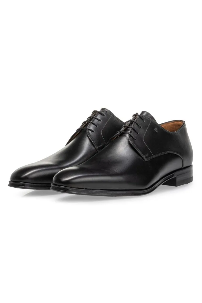 VB Dressed zwart leer heren veterschoen