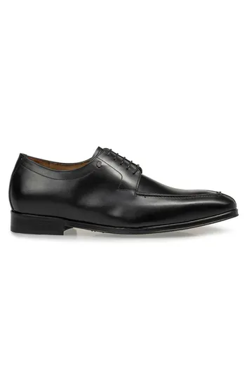 Floris van Bommel Floris van Bommel nette veterschoenen zwart effen leer