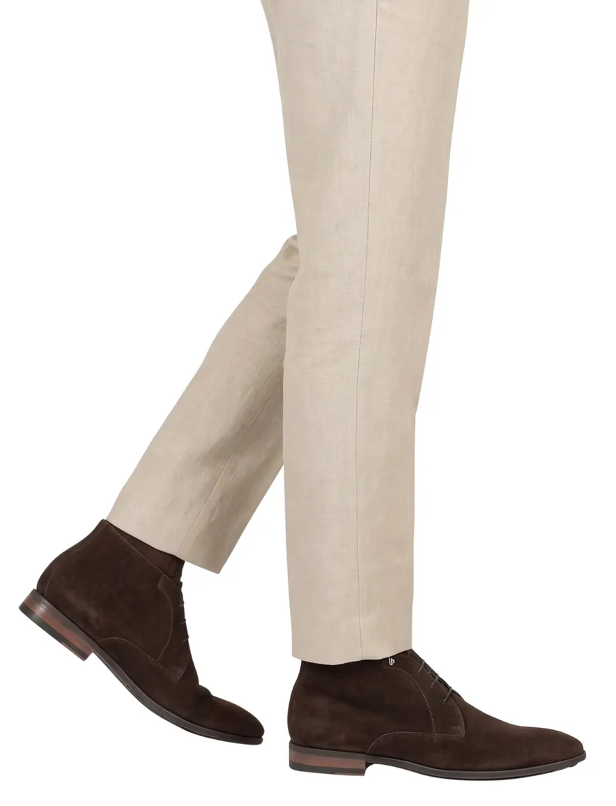 Floris van Bommel nette leren veterschoenen bruin uni