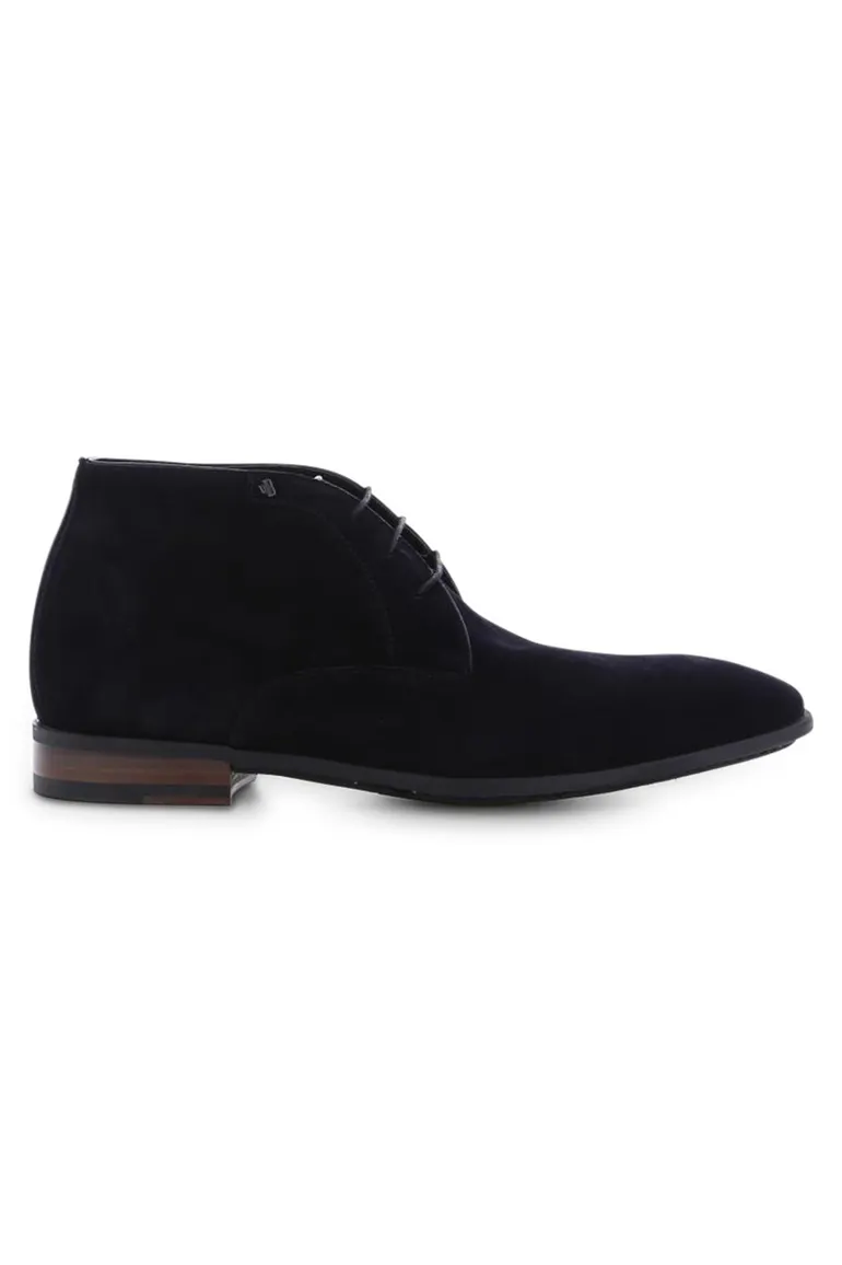 van Bommel nette veterschoen hoog suede