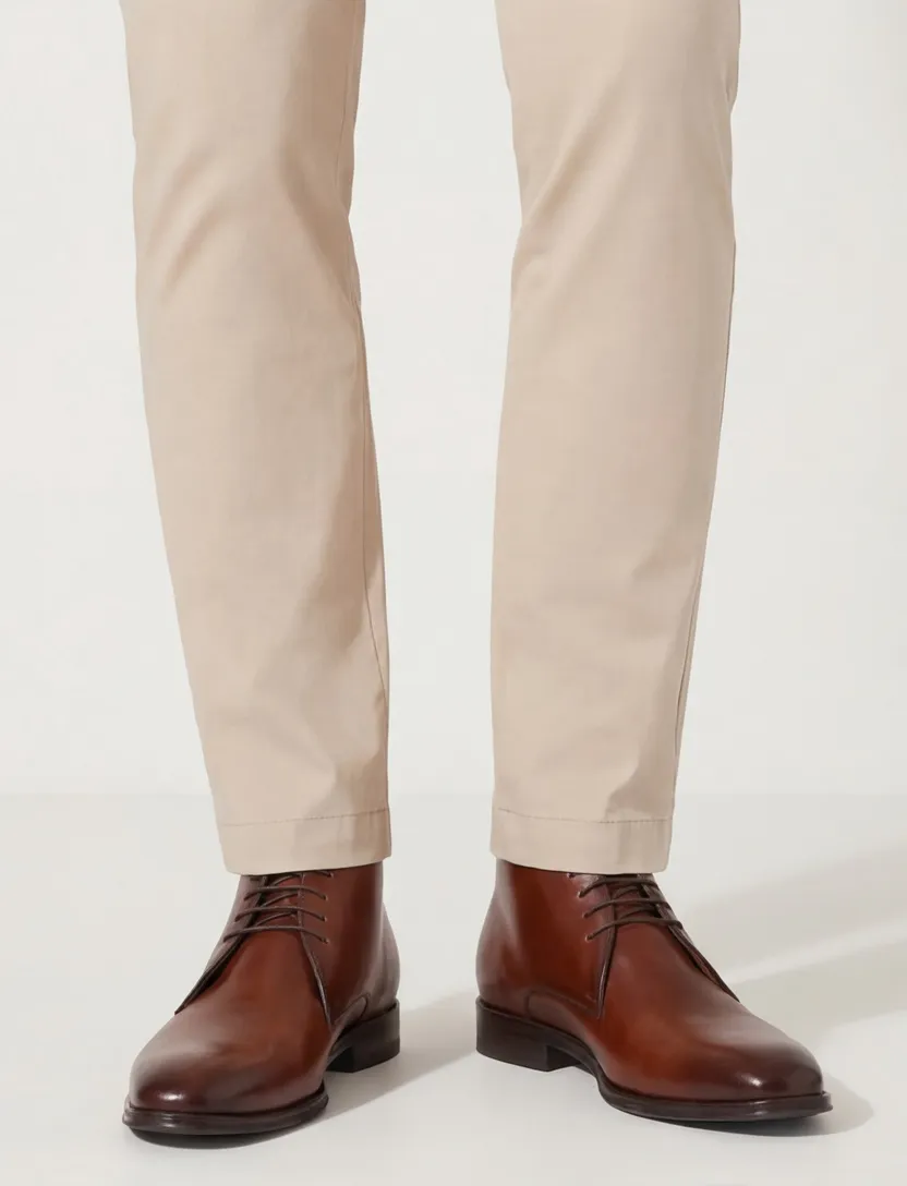 Veterschoenen van Bommel bruin leer