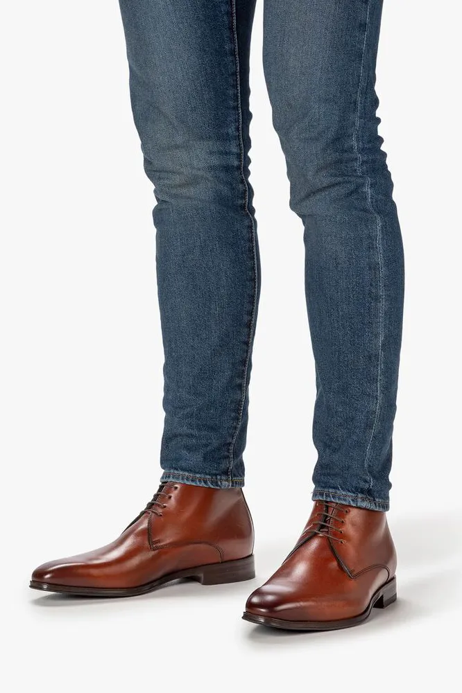 Veterschoenen van Bommel bruin leer
