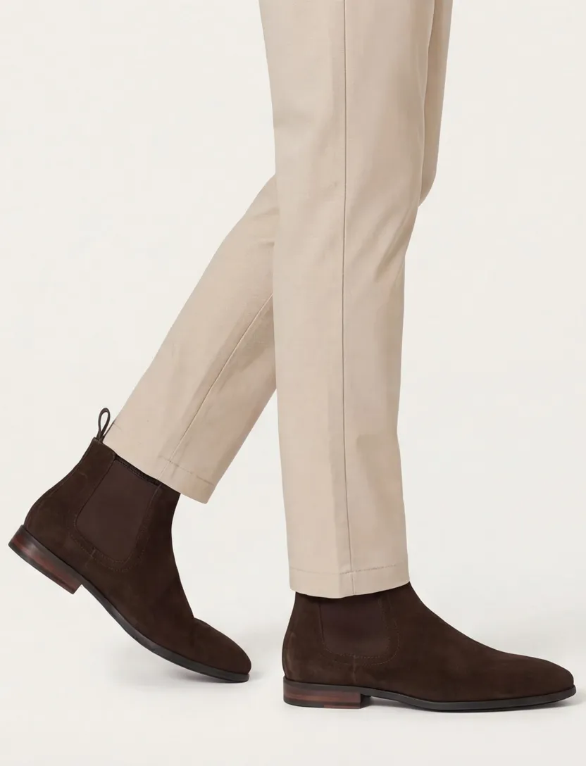 Floris van Bommel schoenen hoog bruin leer