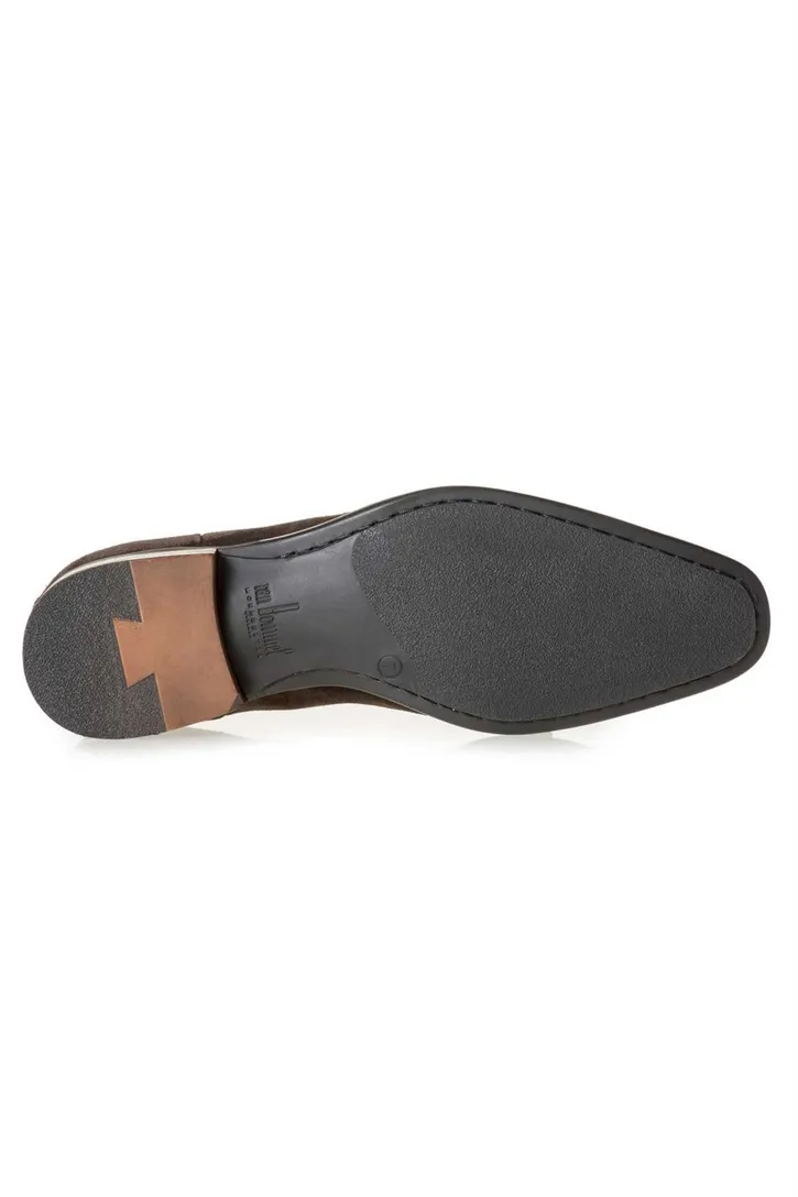 Floris van Bommel schoenen hoog bruin leer