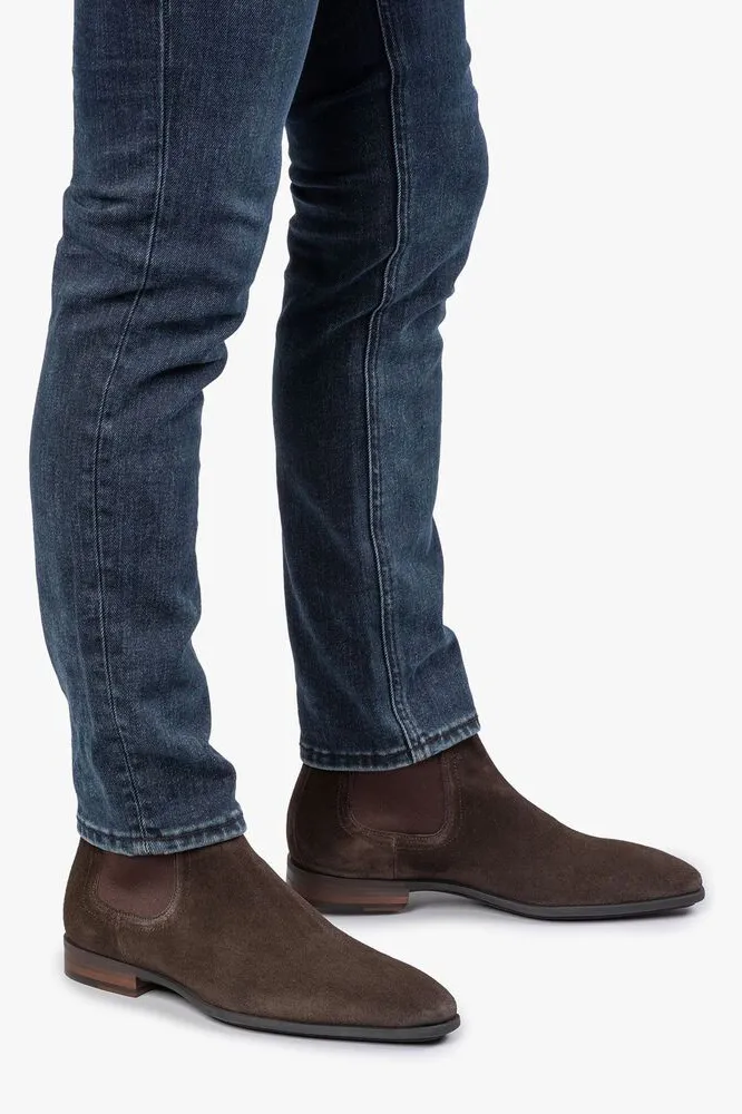 Floris van Bommel schoenen hoog bruin leer