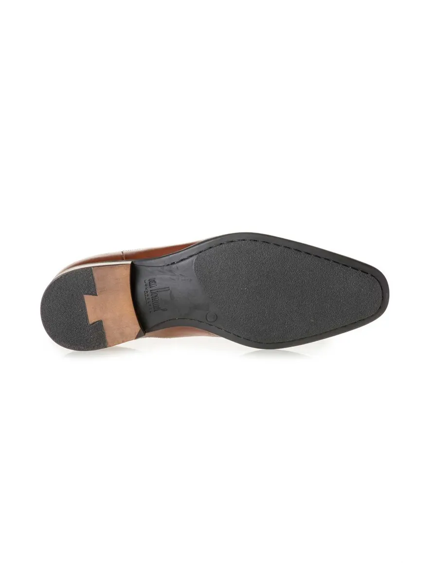 Floris van Bommel schoenen kaneel bruin leer