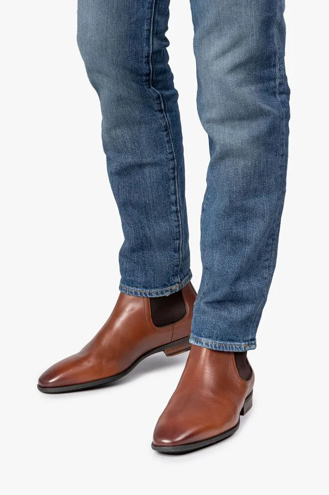 Floris van Bommel schoenen kaneel bruin leer