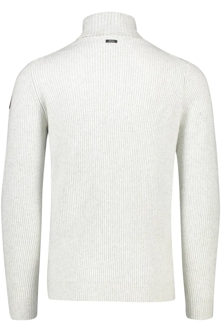Vanguard structuur coltrui wit katoen normale fit