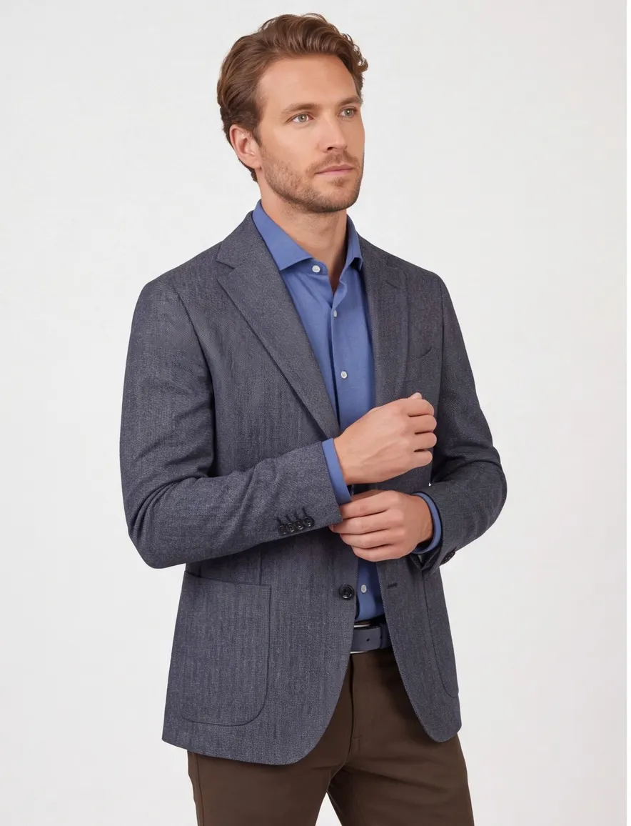 Dressler Shaped Fit colbert navy