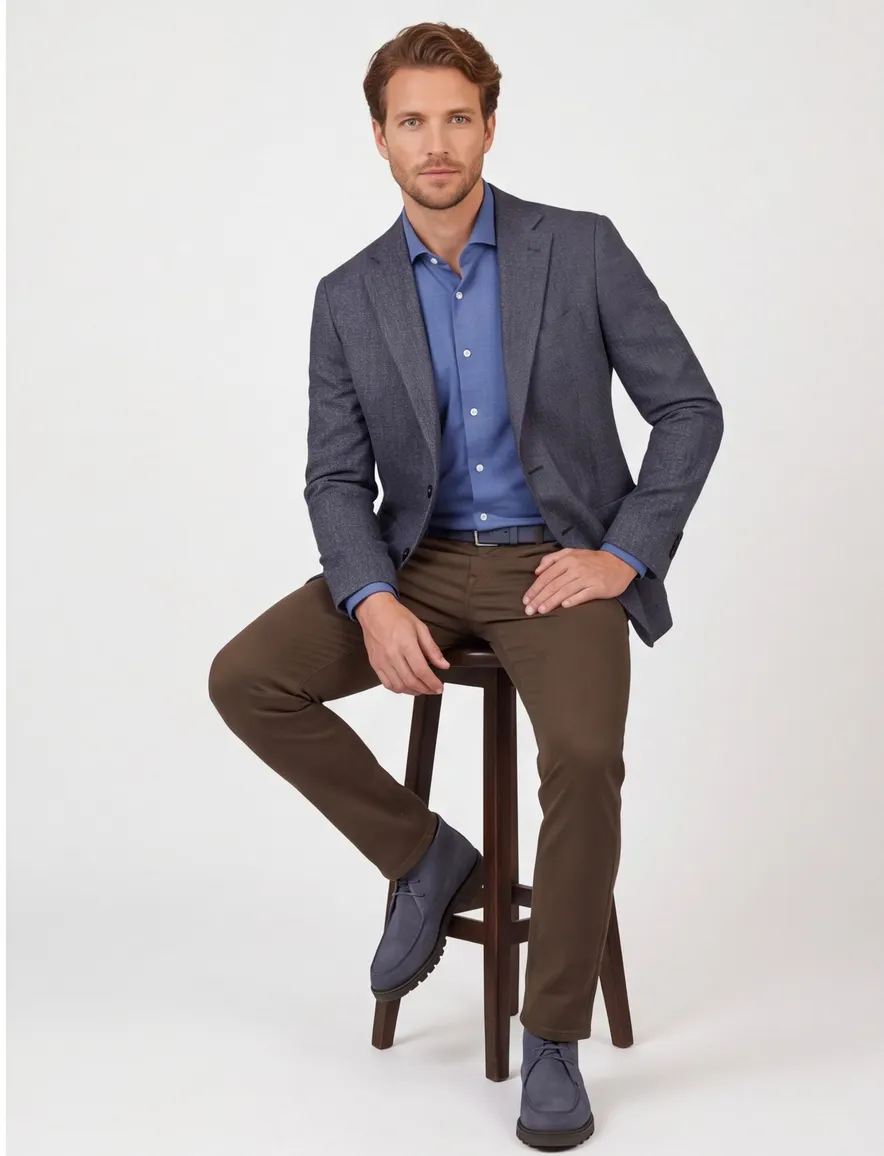 Dressler Shaped Fit colbert navy
