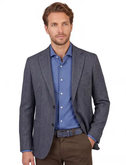 Dressler Dressler Shaped Fit colbert navy