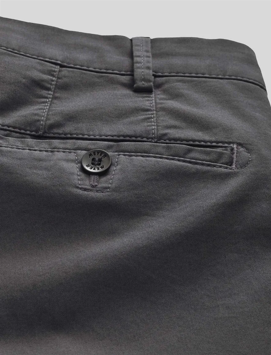Meyer katoenen broek Roma grijs katoen normale fit