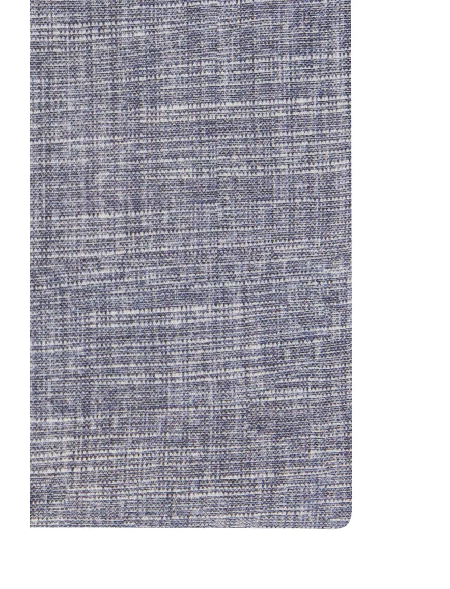 John Miller slim fit overhemd blauw geprint katoen