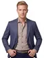 Dressler navy colbert normale fit shaped fit wol