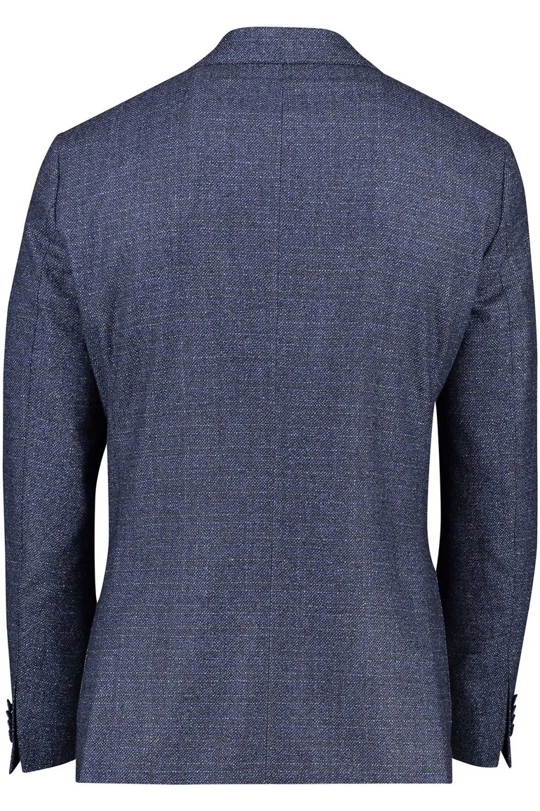 Dressler navy colbert steekzakken wol shaped fit